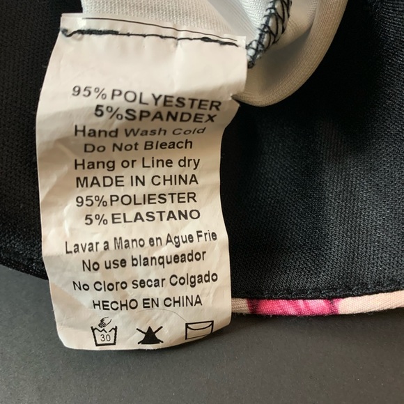 Chelsea Black Floral Mini Skater Dress - Picture 11 of 11